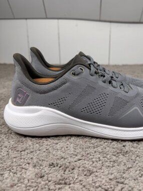 Footjoy FJ Flex Women Size 8.5M Golf Shoe Gray Purple Comfort Spikeless Sneakers